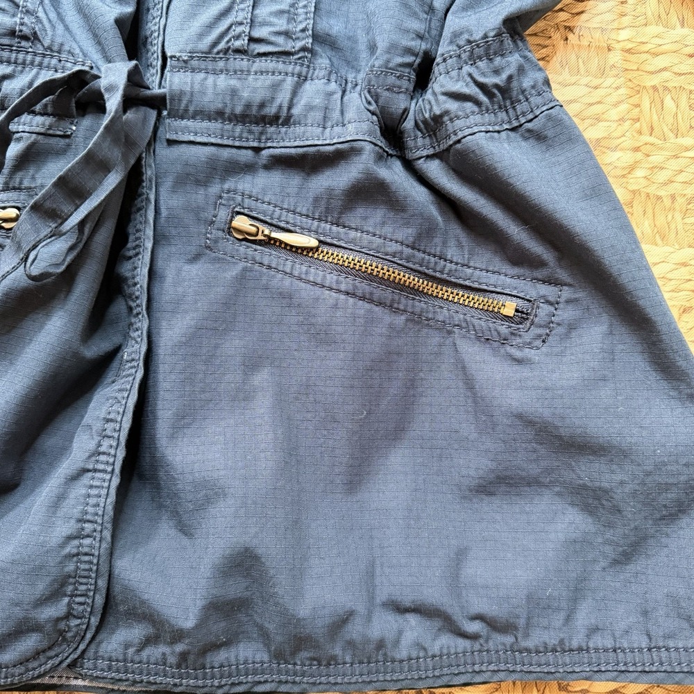 L.L. Bean BeanFlex Utility Outdoor Jacket- Women's XS Navy Drawcord Waist/Cotton - Picture 10 of 16